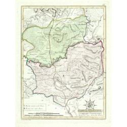 Southwestern Ukraine - Ugotsa Vármegye - copperplate map, Görög, 1802