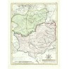 Jihozápadní Ukrajina - Ugotsa Vármegye - mapa, mědirytina, Görög, 1802