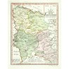 Serbia, Romania - Torontál Vármegye - copperplate map, Görög, 1802
