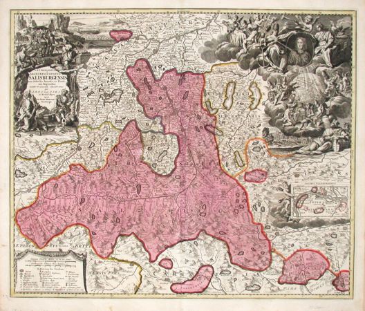 S. R. I. Principatus et Archiepiscopatus Salisburgensis cum - Old maps for sale
