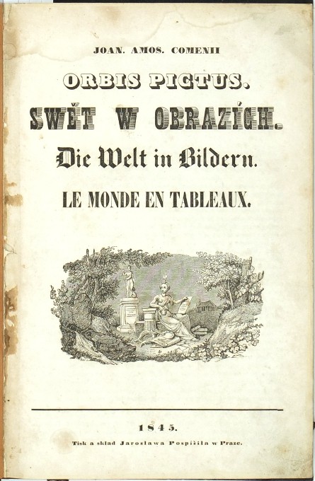 Komenský, Amerling - Orbis Pictus, Swět w obrazích, Praha, 1845-1852