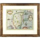 China, copperplate engraving map, Mercator, Hondius, 1633