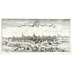 Breslau - Wratislavia, Breßlaw, Kupferstich, Merian, 1650