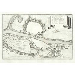 Glogow - Eigentlicher Grundtriss der Statt Gross Glogaw, copperplate engrving, Merian, 1650