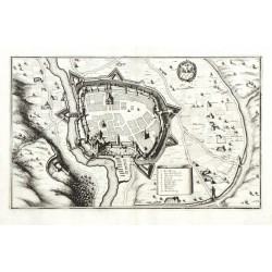 Cheb - Eger, mědirytina, Merian, 1650