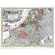 Benelux - XVII. Provinciae - Antique map