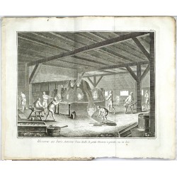 Diderot, d'Alembert - Encyclopédie - Glassmaking - copperplates, 1772