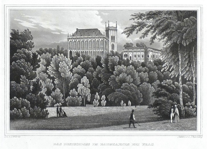 Das Lustschloss im Baumgarten bei Prag