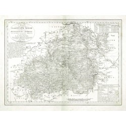 Kreibich - Rakovnicko - Charte vom Rakonitzer Kreise, litografie, 1826