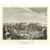 Praha - Pluth, 4te Ansicht der Stadt Prag vom Žisskaberge, ocelorytina, 1820