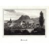 Pößneck - Poesneck, litografie, Sachsens Kirchen-Galerie, 1840