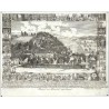 Vambeřice - Prospect von Albendorf nach Orient, mědirytina, 1831