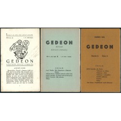 Gedeon - konvolut 18 čísel v 10 sešitech, 1930-1934