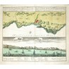 Wahran, Algerien - Topographica Repraesentatio Barbarici Portus et Urbis Munitae Oran, Kupferstich Karte, Homann, 1732