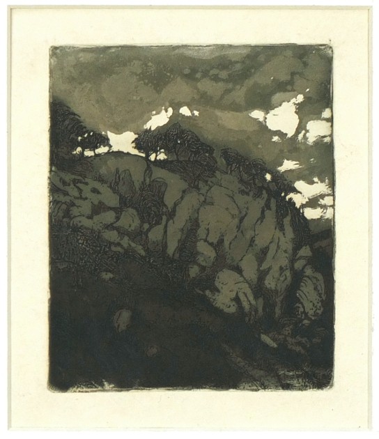 Josef Pitter - lept s akvatintou, ca. 1905