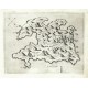 Kythira, Greece - Cerigo Insula, copperplate map, Camocio, Isole Famose, 1571