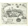 Nafplio, Peloponnese - Napoli Citta, copperplate, Camocio, Isole Famose, 1571