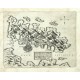 Korcula, Kroatien, Curciola insula, Kupferstich Karte, Camocio, Isole Famose, 1571