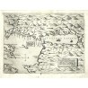 Gulf of Corinth, Golfo di Lepanto, copperplate map, Camocio, Isole Famose, 1571