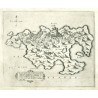 Zakynthos, Zante insula, mědirytina, mapa, Camocio, Isole Famose, 1571