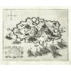 Tinos, Greece - Tine insula, copperplate map, Camocio, Isole Famose, 1571