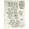 Samos, Řecko - Samo nella Archipelago, mědirytina, mapa, Camocio, Isole Famose, 1571