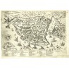 Istanbul - Constantinopoli, coppeplate engraving, Camocio, Isole Famose, 1571