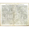 Švýcarsko - Helvetiae moderna descriptio, dřevořez, mapa, Münster, 1550