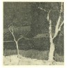 Jaromír Stretti-Zamponi - Pražský hrad v zimě - dvoubarevný lept s akvatintou, 1912