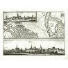 Rain und Pöttmes - Grundtriss der Statt Rain / Pöttmes, Kupferstich, Merian, 1644