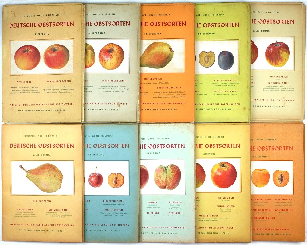 Deutsche Obstsorten 1. - 10. Lieferung, 1956 - 1960