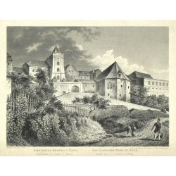 Libočanská branka v Zatci. Das Libočaner Thor zu Saaz