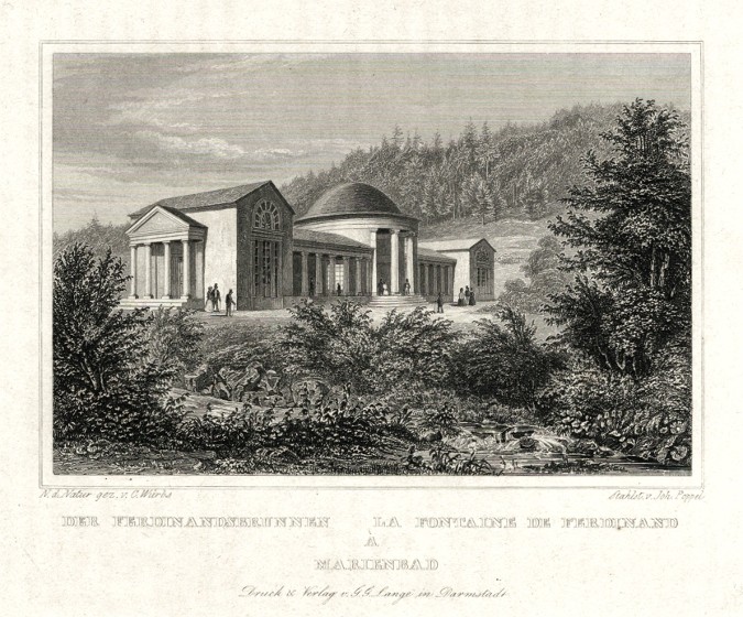 Der Ferdinandsbrunnen á Marienbad