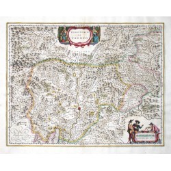 Trentino - Südtirol. - Territorio di Trento, Kupferstich Karte, Blaeu, 1641