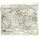The World - Designatio Orbis Christiani, copperplate map, Mercator, Hondius, Atlas Minor, 1609