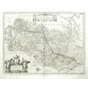 Lutych (provincie) - Leodiensis Dioecesis, mědirytina, mapa, Blaeu, 1634