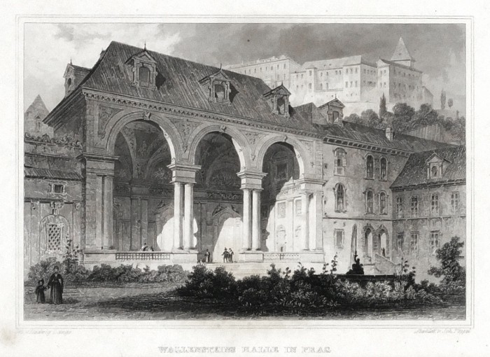 Wallensteins Halle in Prag