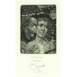 Albín Brunovský - Lukrécia - Ex Libris Lyra Pragensis, lept, 1976