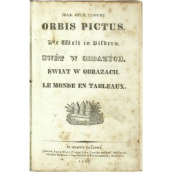 Komenský - Orbis Pictus ... Swět w obrazých, Hradec Králové, Pospíšil, 1833