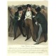 Honoré Daumier - Charles Philipon - Robert Macaire Boursier - Börsenhändler, Lithografie, 1838