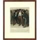 Honoré Daumier - Charles Philipon - Robert Macaire Boursier - burzián, litografie, 1838