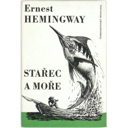 Stařec a moře - Hemingway - obálka Seydl, Praha, 1957