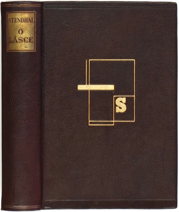 O lásce - Stendhal - Škeřík, 1930, Symposion 43, vazba Teige
