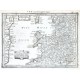 Lancastria, Cestria, Caernarvan - Antique map