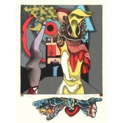 Josef Liesler, barevná litografie, 1994