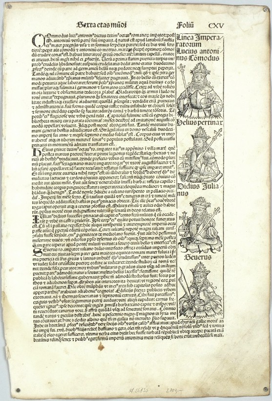 Hartmann Schedel - Liber Chronicarum, 1493 - Folium CXV