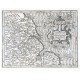 Eboracum, Lincolnia, Derbia - Alte Landkarte
