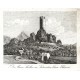 Skalka - Die Ruine Skalka, kamenorytina, Medau, 1845