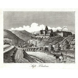 Kladruby - Stift Kladrau, kamenorytina, Medau, 1845
