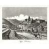 Kladruby - Stift Kladrau, kamenorytina, Medau, 1845